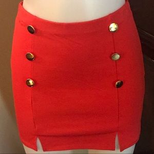 🆕 Mezzanine Dark Orange Mini Skirt-Med